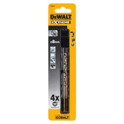Свердло для металу DeWALT DT4912 діаметр 8 мм фрезерований хвостовик 3 фаски золотисте оксидне покриття Свердло для металу DeWALT DT4912 діаметр 8 мм фрезерований хвостовик 3 фаски золотисте оксидне покриття