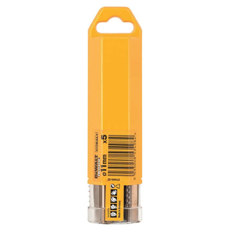 Свердло по металу DeWALT DT4945 EXTREME INDUSTRIAL COBALT діаметр 11 мм упаковка 5 штук