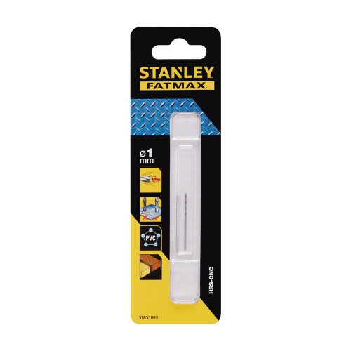 Свердло STANLEY FATMAX STA51003 диаметр 1 мм HSS-CNC 2 штуки в упаковке