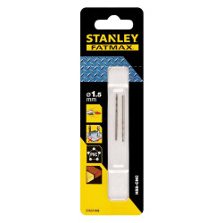 Свердло для металу STANLEY FATMAX STA51008 діаметр 1.5 мм HSS-CNC 2 штуки в упаковці Свердло для металу STANLEY FATMAX STA51008 діаметр 1.5 мм HSS-CNC 2 штуки в упаковці