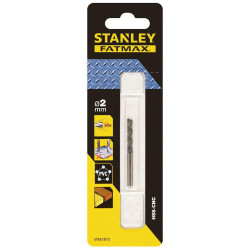 Свердло для металу STANLEY FATMAX STA51013 діаметр 2 мм HSS-CNC 49 мм довжина упаковка 2 штуки Свердло для металу STANLEY FATMAX STA51013 діаметр 2 мм HSS-CNC 49 мм довжина упаковка 2 штуки