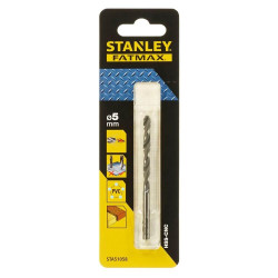 Свердло STANLEY FATMAX STA51058 диаметр 5 мм длина 86 мм HSS-CNC цилиндрический хвостовик Свердло STANLEY FATMAX STA51058 диаметр 5 мм длина 86 мм HSS-CNC цилиндрический хвостовик