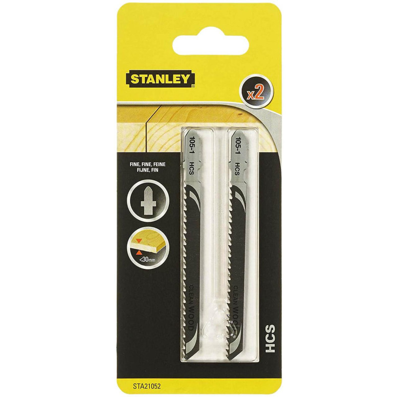 Полотно пила для деревини STANLEY STA21052 длина 100 мм межзубчатое расстояние 2.5 мм 2 шт