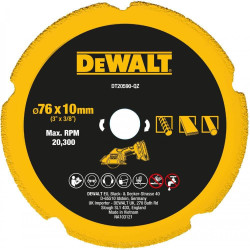 Диск алмазний DeWALT DT20590 76 мм для шлифмашини DCS438 універсальний ефективна резка по металлу более 1000 раз Диск алмазний DeWALT DT20590 76 мм для шлифмашини DCS438 універсальний ефективна резка по металлу более 1000 раз