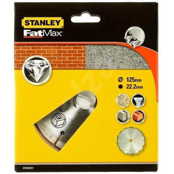 Диск алмазний STANLEY STA38107 125х22.2 мм сегментована крайка для бетонного та цегляного різу Диск алмазний STANLEY STA38107 125х22.2 мм сегментована крайка для бетонного та цегляного різу
