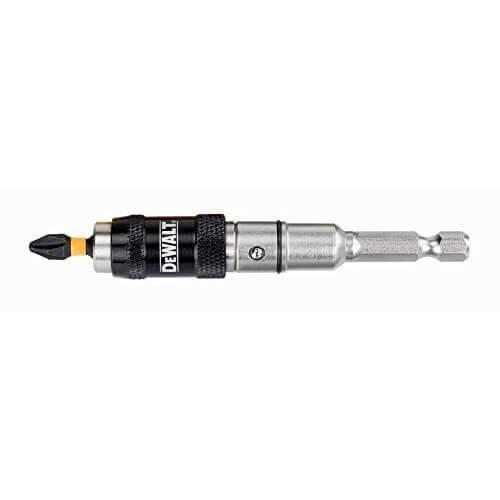 Магнітний тримач біт DeWALT DT7505 довжина біти 25 мм хвостовик 1/4″ 6.3 мм з бітою Pz2