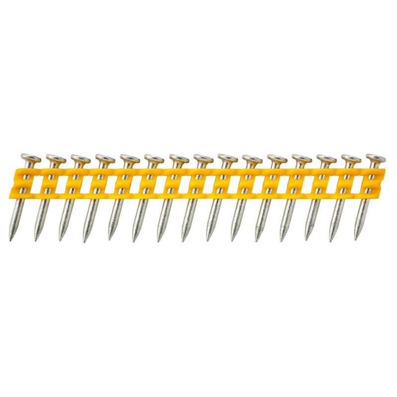 Цвяхи DeWALT DCN8901045 оцинковані 6.3 мм для бетону упаковка 510 шт діаметр 2.6 мм довжина 45 мм