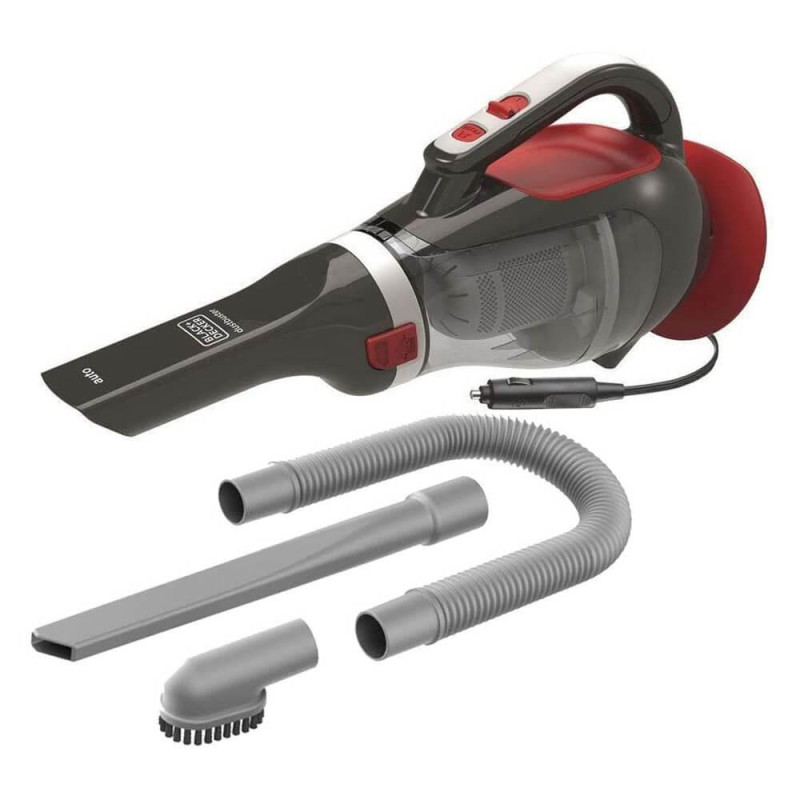 Пилосос автомобільний BLACK+DECKER ADV1200 потужність всмоктування 275 мм/Н2О живлення 12 В кабель 5 м