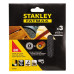 Сітка шліфовальна STANLEY STA39252 3 листка 80 мкм QUICK-FIT діаметр 125 мм для ексцентрикової шліфувальної машини