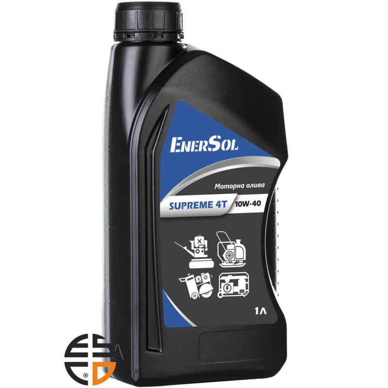 Моторна олива EnerSol Supreme-4T 10W-40 напівсинтетична об'єм 1 л для 4-х тактних двигунів