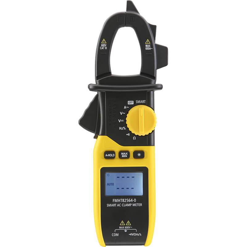 Мультиметр-амперметр STANLEY FMHT82564-0 600А максимальная сила постоянного тока CAT III 600V двойной дисплей