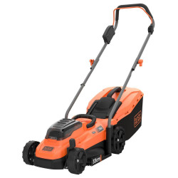 Газонокосарка BLACK+DECKER BCMW3318L2 акумуляторна 18 В ширина косіння 32 см травозбірник 35 л режим мульчування