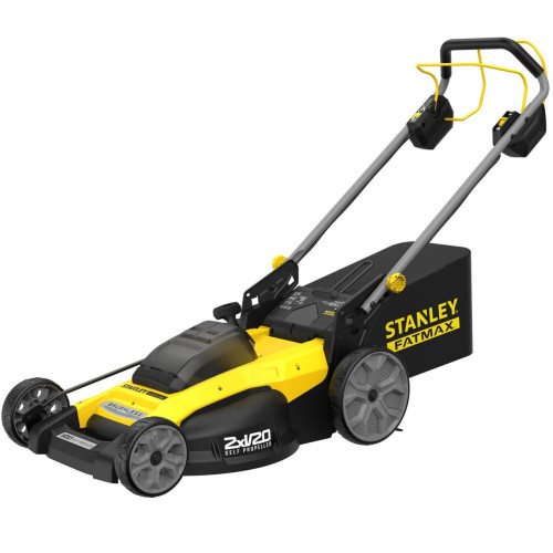 Газонокосарка акумуляторна STANLEY FATMAX SFMCMWS251M ширина косіння 51 см безщітковий двигун ємність акумулятора 4 Агод