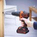 Набір інструментів BLACK+DECKER BCK23S1S 18 В ударний шуруповерт та віброшліфмашина 3.63 кг Li-Ion 1.5 Аг
