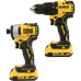 Набір інструментів DeWALT DCK2062D2T 18 В 2 Аг безщіткові дриль-шурупокрут DCD709 та DCF809 вага 5.9 кг