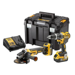 Набір акумуляторних інструментів DeWALT DCK2080P2T дриль-шурупокрут DCD796 кутова шліфувальна машина DCG405 5 Аг вага 4.2 кг Набір акумуляторних інструментів DeWALT DCK2080P2T дриль-шурупокрут DCD796 кутова шліфувальна машина DCG405 5 Аг вага 4.2 кг