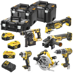 Набір інструментів DeWALT DCK685P3T безщітковий 18 В Li-Ion вага 26.3 кг ємність акумулятора 5 Аг Набір інструментів DeWALT DCK685P3T безщітковий 18 В Li-Ion вага 26.3 кг ємність акумулятора 5 Аг