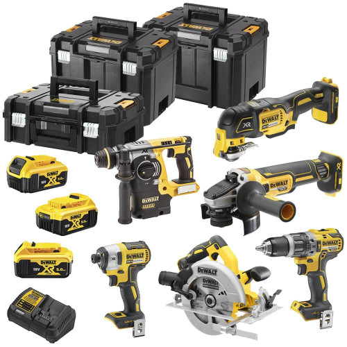 Набір інструментів DeWALT DCK685P3T безщітковий 18 В Li-Ion вага 26.3 кг ємність акумулятора 5 Аг