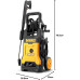 Мийка високого тиску DeWALT DXPW002M-E потужність 2.1 кВт максимальний тиск 150 бар довжина шланга 10 м