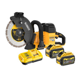 Відрізна пила акумуляторна безщіткова DeWALT DCS691X2 діаметр диска 230 мм вага 5.7 кг потужний двигун 54 В Відрізна пила акумуляторна безщіткова DeWALT DCS691X2 діаметр диска 230 мм вага 5.7 кг потужний двигун 54 В