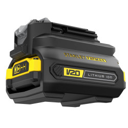 Адаптер перехідник STANLEY FATMAX SFMCB100 для акумуляторної батареї V20 Li-Ion вага 0.25 кг 3 роки гарантії Адаптер перехідник STANLEY FATMAX SFMCB100 для акумуляторної батареї V20 Li-Ion вага 0.25 кг 3 роки гарантії