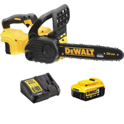 Пила ланцюгова акумуляторна DeWALT DCM565P1 18 В довжина шини 30 см вага 3.5 кг безщітковий двигун Пила ланцюгова акумуляторна DeWALT DCM565P1 18 В довжина шини 30 см вага 3.5 кг безщітковий двигун