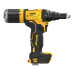 Заклепочник DeWALT DCF403NT акумуляторний безщітковий сила стяжки 10 кН диаметр аксессуара 2.4 - 4.8 мм