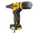 Заклепочник DeWALT DCF403NT акумуляторний безщітковий сила стяжки 10 кН диаметр аксессуара 2.4 - 4.8 мм