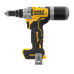Заклепочник DeWALT DCF414NT акумуляторний безщітковий 20 кН Li-Ion 18В LED підсвічування 1.65 кг