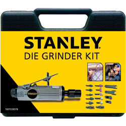 Пневматична шліфмашина STANLEY 160153XSTN витрата повітря 170 л/хв максимальний тиск 6 Бар частота обертання 25000 об/хв Пневматична шліфмашина STANLEY 160153XSTN витрата повітря 170 л/хв максимальний тиск 6 Бар частота обертання 25000 об/хв