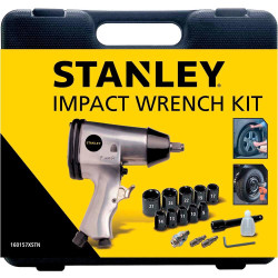 Пневматичний гайкокрут STANLEY 160157XSTN витрата повітря 170 л/хв максимальний крутящий момент 310 Нм Пневматичний гайкокрут STANLEY 160157XSTN витрата повітря 170 л/хв максимальний крутящий момент 310 Нм
