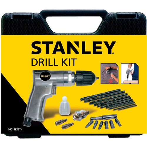 Пневматична дриль STANLEY 160189XSTN витрата повітря 170 л/хв максимальний тиск 6 Бар частота 2000 об/мин