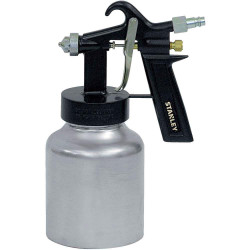 Пневматичний фарбопульт STANLEY 150120XSTN витрата повітря 100 л/хв максимальний тиск 3 бар об’єм баку 1 л диаметр сопла 1.4 мм Пневматичний фарбопульт STANLEY 150120XSTN витрата повітря 100 л/хв максимальний тиск 3 бар об’єм баку 1 л диаметр сопла 1.4 мм