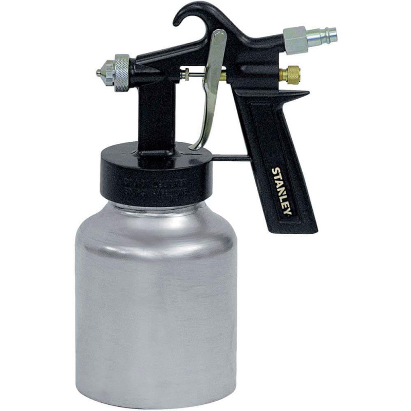 Пневматичний фарбопульт STANLEY 150120XSTN витрата повітря 100 л/хв максимальний тиск 3 бар об’єм баку 1 л диаметр сопла 1.4 мм