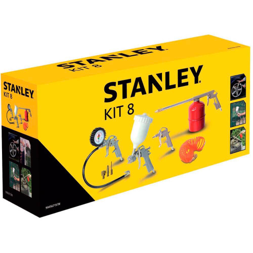 Набір пневмоінструменту STANLEY 9045671STN пістолет для підкачки 1 шт шланг 5 м набір переходників 1 шт