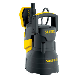 Дренажний насос STANLEY SXUP400PCE 0.4 кВт висота напору 8 м вага 4.3 кг максимальна продуктивність 9000 л/год Дренажний насос STANLEY SXUP400PCE 0.4 кВт висота напору 8 м вага 4.3 кг максимальна продуктивність 9000 л/год