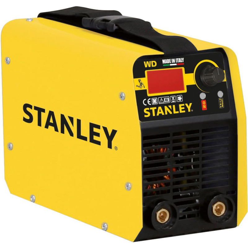 Зварювальний апарат STANLEY WD160IC1 інверторний 10-160 А діаметр електрода 1.6-4.0 мм вага 5.7 кг