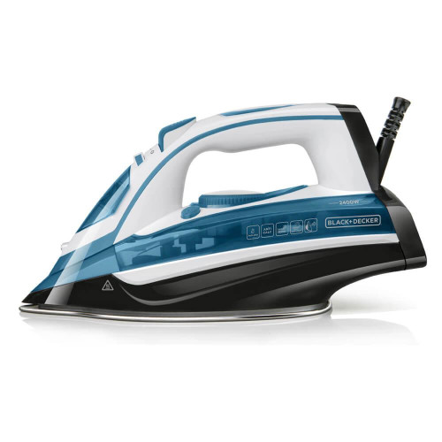 Праска BLACK+DECKER BXIR2402E 2400 Вт об'єм резервуара 370 мл постійна подача пари 30 г/мін паровий удар 140 г/мін