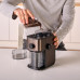Кавомолка BLACK+DECKER BXCG151E потужність 150 Вт об'єм контейнера 200 г нержавеющая сталь регульований помол