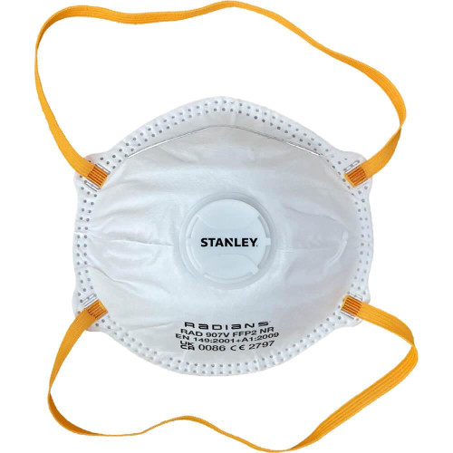 Респіратор STANLEY SYFFP22PKB FFP2 2 шт регульований носовий затиск підушка для носа з поролону