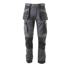 Штани DeWALT DWC192-004-3631 сірі розмір 36 64% поліестер 33% бавовна 3% еластан Slim Fit Штани DeWALT DWC192-004-3631 сірі розмір 36 64% поліестер 33% бавовна 3% еластан Slim Fit