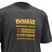 Футболка DeWALT DWC240-004-M розмір М сірий колір 65% поліестер 35% бавовна рифлена круглий виріз