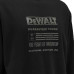 Світшот DeWALT 100 YEAR LOGO DWC237-001-XXL чорний 65% поліестер 35% бавовна флісова підкладка 330 ден