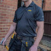 Поло RUTLAND POLO DeWALT DWC125-013-XL Чорний 100% поліестер Розмер XL Влагоотводящая ткань 150 ден