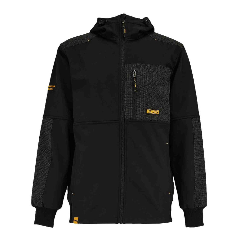 Куртка DeWALT DWC263-001-XXL водостійка вітронепроникна софтшел розмір XXL чорний 96% поліестер 4% еластан