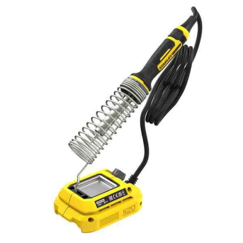 Паяльник STANLEY FATMAX SFMCE040B 18В 6.35 мм вага 0.47 кг діапазон температур 204-482°C