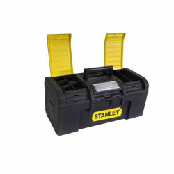 Ящик STANLEY Basic Toolbox 24 пластиковий 595x281x260 мм ручка з м’якою накладкою органайзери в кришці Ящик STANLEY Basic Toolbox 24 пластиковий 595x281x260 мм ручка з м’якою накладкою органайзери в кришці