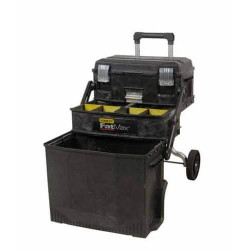 Ящик STANLEY FatMax Mobile Work Station Cantilever 549x733x413мм об'єм 50л з колесами новий Ящик STANLEY FatMax Mobile Work Station Cantilever 549x733x413мм об'єм 50л з колесами новий