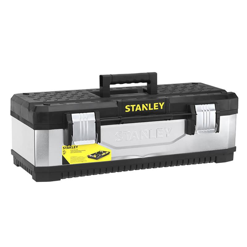 Ящик STANLEY 1-95-620 професійний металопластиковий 662x293x222 мм з ергономічною ручкою та переносним лотком