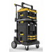 Візок TSTAK DeWALT DWST1-71196 надміцний пластик складається з телескопічною ручкою вантажопідйомність 100 кг